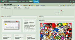 Desktop Screenshot of angrydeviant.deviantart.com