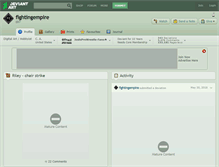 Tablet Screenshot of fightingempire.deviantart.com