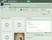 Tablet Screenshot of duke-devlin.deviantart.com