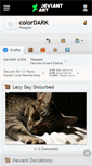 Mobile Screenshot of colordark.deviantart.com
