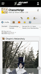 Mobile Screenshot of chasseneige.deviantart.com