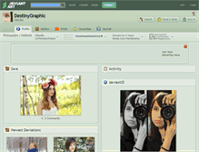 Tablet Screenshot of destinygraphic.deviantart.com