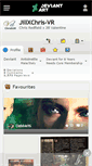 Mobile Screenshot of jillxchris-vr.deviantart.com