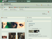 Tablet Screenshot of jillxchris-vr.deviantart.com