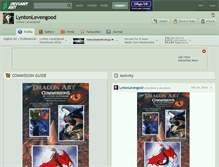Tablet Screenshot of lyntonlevengood.deviantart.com