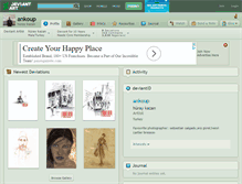 Tablet Screenshot of ankoup.deviantart.com