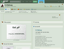 Tablet Screenshot of c4-pathway.deviantart.com