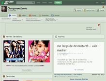 Tablet Screenshot of ohmysweetdemis.deviantart.com