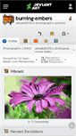 Mobile Screenshot of burning-embers.deviantart.com