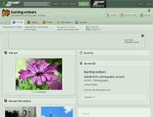 Tablet Screenshot of burning-embers.deviantart.com