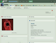 Tablet Screenshot of deaday.deviantart.com