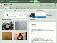 Tablet Screenshot of akuunkyande.deviantart.com