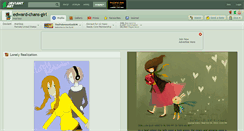 Desktop Screenshot of edward-chans-girl.deviantart.com