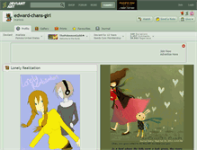 Tablet Screenshot of edward-chans-girl.deviantart.com