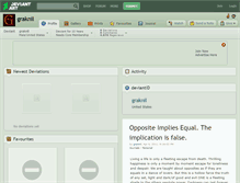 Tablet Screenshot of graknil.deviantart.com