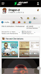 Mobile Screenshot of dragon-d.deviantart.com