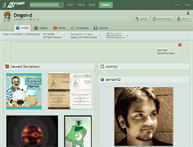Tablet Screenshot of dragon-d.deviantart.com