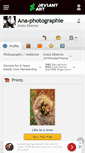 Mobile Screenshot of ana-photographie.deviantart.com