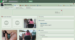 Desktop Screenshot of bigbuttaddict.deviantart.com