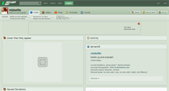Desktop Screenshot of mizkellie.deviantart.com
