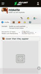 Mobile Screenshot of mizkellie.deviantart.com