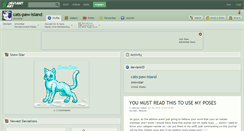 Desktop Screenshot of cats-paw-island.deviantart.com