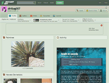 Tablet Screenshot of dirtbag007.deviantart.com