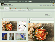 Tablet Screenshot of kaleyobsidia.deviantart.com