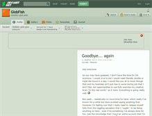 Tablet Screenshot of globfish.deviantart.com