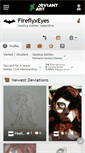 Mobile Screenshot of fireflyxeyes.deviantart.com