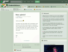 Tablet Screenshot of cinderellafans.deviantart.com