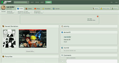 Desktop Screenshot of narutobr.deviantart.com