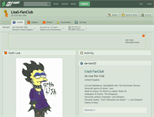 Tablet Screenshot of lisas-fanclub.deviantart.com