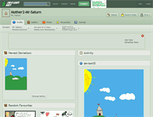 Tablet Screenshot of mother2-mr-saturn.deviantart.com