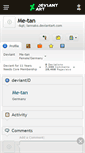 Mobile Screenshot of me-tan.deviantart.com
