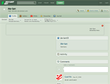 Tablet Screenshot of me-tan.deviantart.com