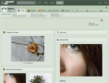 Tablet Screenshot of bemx.deviantart.com