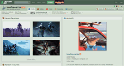 Desktop Screenshot of lonefirewarrior.deviantart.com