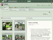 Tablet Screenshot of e-stock.deviantart.com