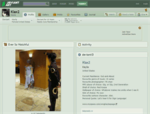 Tablet Screenshot of klax2.deviantart.com