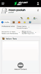 Mobile Screenshot of moon-pookah.deviantart.com