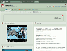 Tablet Screenshot of karasu-s15.deviantart.com