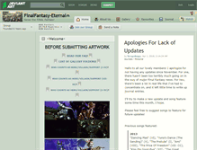 Tablet Screenshot of finalfantasy-eternal.deviantart.com
