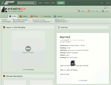Tablet Screenshot of evil-ed316.deviantart.com