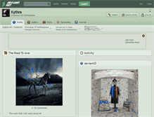 Tablet Screenshot of kythra.deviantart.com