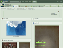 Tablet Screenshot of elliottfelix.deviantart.com