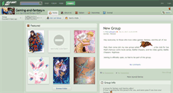 Desktop Screenshot of gaming-and-fantasy.deviantart.com