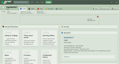 Desktop Screenshot of klambeth67.deviantart.com