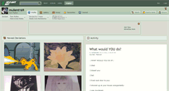 Desktop Screenshot of mullent169.deviantart.com