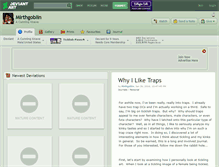 Tablet Screenshot of mirthgoblin.deviantart.com